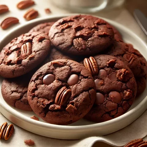 Chocolate Chewy Cookies (Pareve)