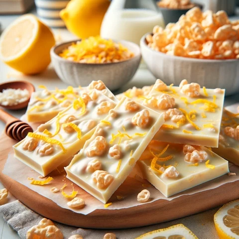 White Chocolate Lemon Bark